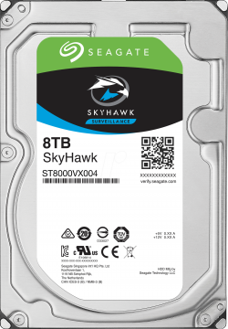 Хард диск / SSD SEAGATE Skyhawk Surveillance 8TB, 256MB, SATA3, 7200rpm, РЕСЕРТИФИЦИРАН