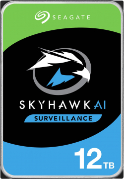 Хард диск / SSD Seagate AI Skyhawk, 3.5", 12TB, SATА, 7200 rpm, 6Gb-s