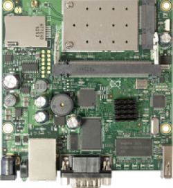 Рутер/Маршрутизатор Mikrotik RB411UAHR, 1x 10/100Mbps, RS232, USB, MiniPCI-e, PoE, 2.4 GHz