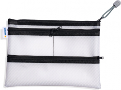 Канцеларски продукт Herma Папка Universal Multibag, А5, с 4 отделения, с черен цип