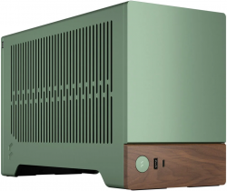Кутия Fractal Design Terra, Micro ITX, 1x USB 3.0, без захранване, power бутон, зелен цвят