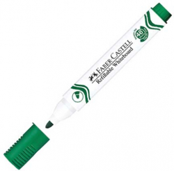 Канцеларски продукт Faber-Castell Борд маркер за бяла дъска W20, зелен