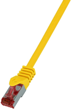 Медна пач корда Patch cable S-FTP Cat.6 0.5m, Yellow, CQ2027S