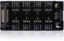RAID Контролер Кконтролер за 8 Вентиларот NOCTUA NA-FH1, 5 - 12V, 4PIN, 1x S-ATA, Черен