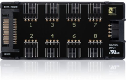 Кконтролер за 8 Вентиларот NOCTUA NA-FH1, 5 - 12V, 4PIN, 1x S-ATA, Черен