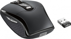 Мишка Fujitsu Wireless Mouse WI660, 2.4 GHz, 16 channels, Silent keys, Nano USB receiver