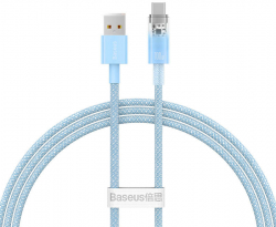 Кабел/адаптер Кабел Baseus Explorer USB към USB-C 100W 1м CATS010403 - син