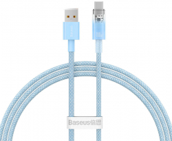 Кабел Baseus Explorer USB към USB-C 100W 2м CATS010503 - син