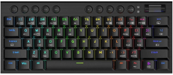 Клавиатура Redragon Noctis PRO K632-RGB-PRO_RD, RGB кабелна и безжична Bluetooth - черна