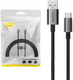 Кабел/адаптер Кабел Baseus Superior USB към USB-C 100W 2м P10320102114-02 - черен