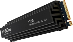 Хард диск / SSD Crucial T700 , 2TB SSD, 1x PCI Express 5.0 x4, m.2 2280 mm, с радиатор, 3D NAND