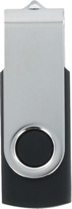 USB флаш памет USB флаш памет Swivel, USB 2.0, 16 GB, без лого, черна