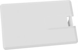USB флаш памет USB флаш памет Credit Card, USB 2.0, 16 GB, без лого, бяла