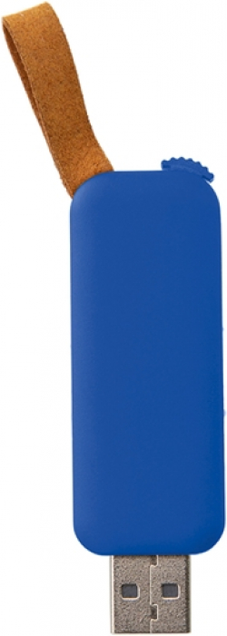 USB флаш памет Slide, USB 2.0, 16 GB, без лого, синя