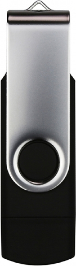 USB флаш памет USB флаш памет Swivel, USB 3.0, 16 GB, Type-C OTG, черна