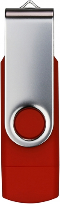USB флаш памет USB флаш памет Swivel, USB 3.0, 16 GB, Type-C OTG, червена