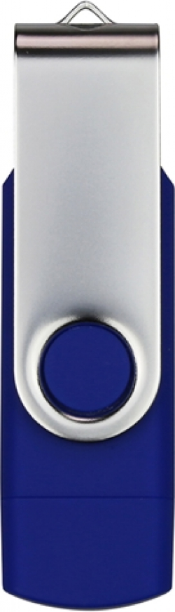 USB флаш памет Swivel, USB 3.0, 16 GB, Type-C OTG, синя