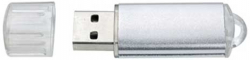 USB флаш памет Craft, USB 2.0, 16 GB, Алуминиев корпус, Бял