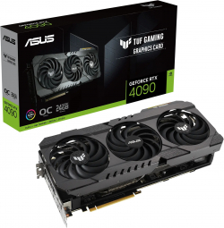 Видеокарта Asus GeForce RTX 4090 TUF Gaming OC, 24GB GDDR6X, 384 bit, 2x HDMI 2.1a, 3x DP 1.4a