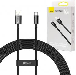 Кабел/адаптер Кабел Baseus Legend Series Elbow Cable USB - USB-C 66W 1м CATCS-B01 - черен
