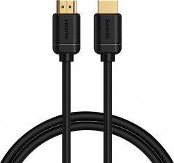 Кабел/адаптер Кабел Baseus CAKGQ-B01 2x HDMI 2.0 4K 60Hz Cable, 3D, HDR, 18Gbps, 2м - черен