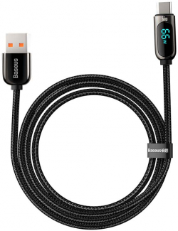 Кабел/адаптер Кабел Baseus Display Data USB към USB-C 66W 1м CASX020001 - черен