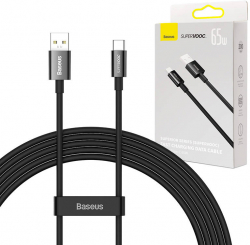 Кабел Baseus Superior Series USB към USB-C 65W 2м CAYS001001 - черен