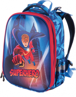 Pulse Раница Anatomic Cube - Superhero, синьо-червена