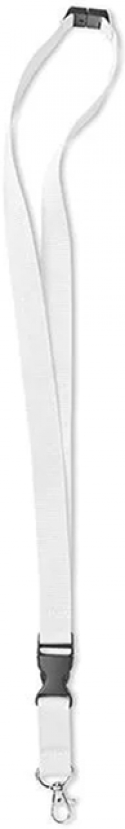 More Than Gifts Лента за бадж Lany, Safety lock, 20 x 560 mm, бяла