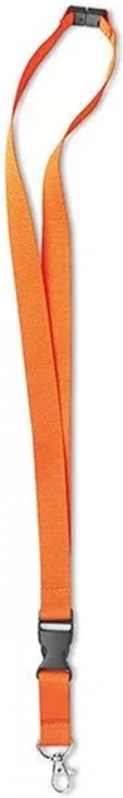  More Than Gifts Лента за бадж Lany, Safety lock, 20 x 560 mm, оранжева