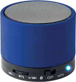 Bluetooth Колонкa More Than Gifts Тонколона Round Bass, с Bluetooth, синя