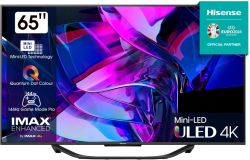 Телевизор Hisense 65" 3840x2160, U7KQ, 4K Ultra HD, 144Hz, IPS, Smart TV, HDMI, USB, LAN
