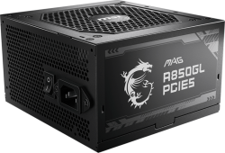 Захранване MSI MAG A850GL, 850W, 80 PLUS Gold, 120мм вентилатор, OCP-OVP-OPP-OTP-SCP