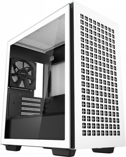 Кутия DeepCool CH370 WH, Mid Tower, Mini-ITX-Micro-ATX, 2xUSB3.0, 1xAudio