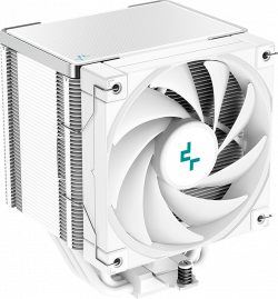 Охладител за процесор DeepCool AK500 WH, CPU Air Cooler, 1x120mm FK120 PWM Fan, TDP 240W, 5 Heatpipes