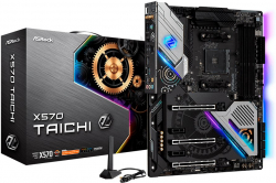 Дънна платка Asrock X570 Taichi, AM4, 4x DDR4, ATX, WiFi-802.11ax, Bluetooth 5.0, 8x SATA