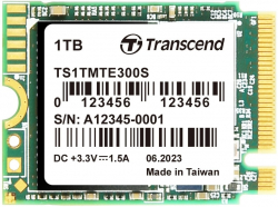 Хард диск / SSD Transcend 1TB, M.2 2230, PCIe Gen3x4, NVMe, 3D TLC, DRAM-less