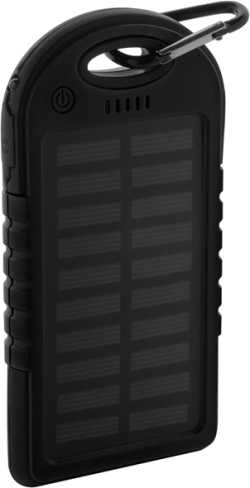 Батерия за смартфон Cool Мобилна батерия Lenard Solar, 4000 mAh, черна