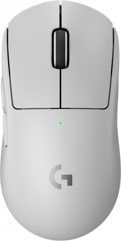 Мишка Геймърска Logitech G PRO X Superlight 2, 32000 dpi, Wireless, USB Type-C, HERO 2 сензор, Бял