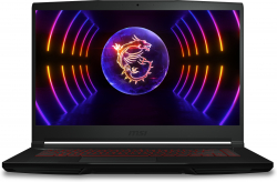 Лаптоп MSI Thin GF63 12UDX, Core i5-12450H, 8GB, 512GB SSD NVMe, RTX 3050 6GB, 15.6"