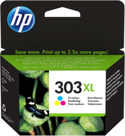 Касета с мастило HP Патрон T6N03AE, No303XL, 415 страници-5%, Color