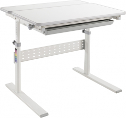 Бюро RFG с регулируема височина Ergo Kids, детско, 800 х 660 х 540-760 mm, сиво