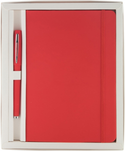 Cool Комплект тефтер и химикалка Marden, А5, червени