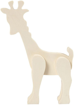 Creativ Company Фигурка Жираф, за декорация, дървена, 19 х 14 cm