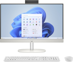 Компютър All-In-One HP Pavilion 24-cr0004nu, Core i7-1355U, 16GB, 1TB SSD NVMe, Iris Xe Graphics, 23.8"