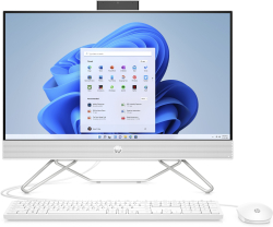 Компютър All-In-One HP 27-cb1000nu, Core i7-1255U, 16GB DDR4, 512GB SSD NVMe, Iris Xe Graphics, 27"