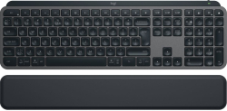 Клавиатура LOGITECH MX Keys S Plus, Bluetooth, USB Type C, 1500 mAh,