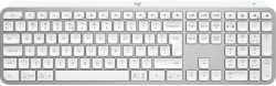Клавиатура LOGITECH MX Keys S, Bluetooth, USB Type C, Li-Pol 1500 mAh, Бял