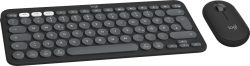 Клавиатура LOGITECH Pebble 2 for MAC Bluetooth Keyboard Combo - TONAL GRAPHITE - US INT'L