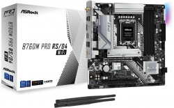 Дънна платка Asrock B760M Pro RS/D4 WiFi, 4x DDR4, LGA1700, 4x SATA3, 2x USB type C, micro ATX
